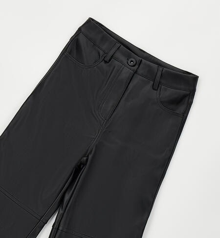 Pantalone nero ragazza NERO-0658