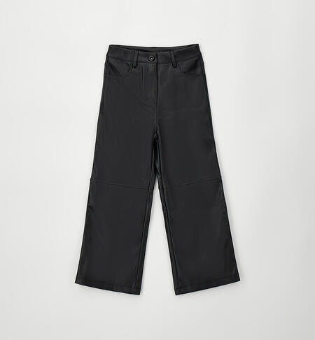 Pantalone nero ragazza NERO-0658