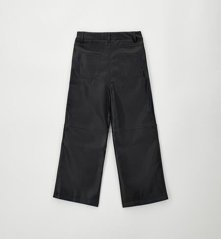 Pantalone nero ragazza NERO-0658
