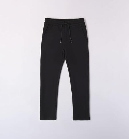 Pantalone nero ragazzo NERO
