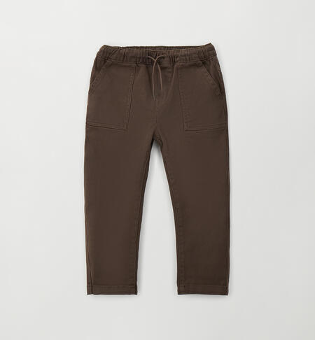 Pantalone per bambino MARRONE-0854