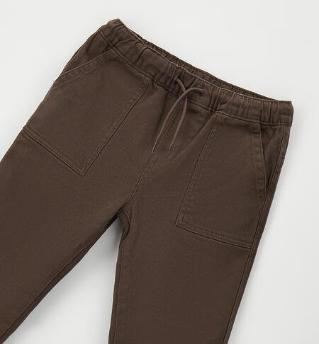 Pantalone per bambino MARRONE-0854