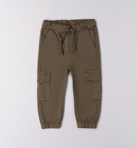 Pantalone per bambino VERDE SALVIA-4951