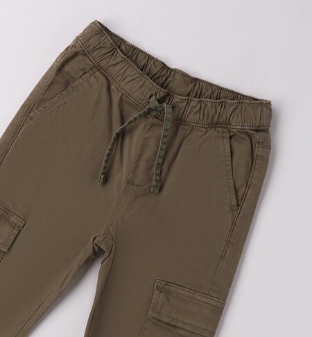 Pantalone per bambino VERDE SALVIA-4951