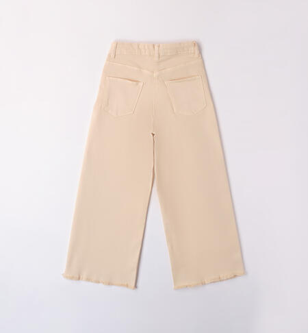 Pantalone per ragazza da 8 a 16 anni iDO BEIGE-0916