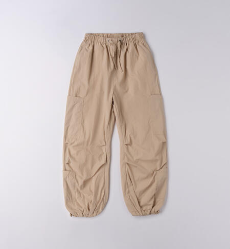 Pantalone per ragazza NATURAL BEIGE-0343