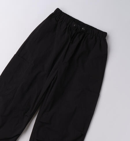 Pantalone per ragazza NERO-0658