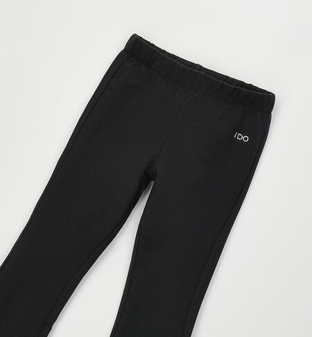Pantalone per ragazza NERO-0658