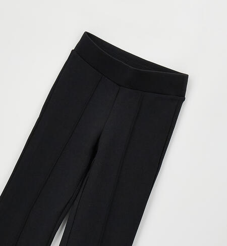 Pantalone per ragazza NERO-0658