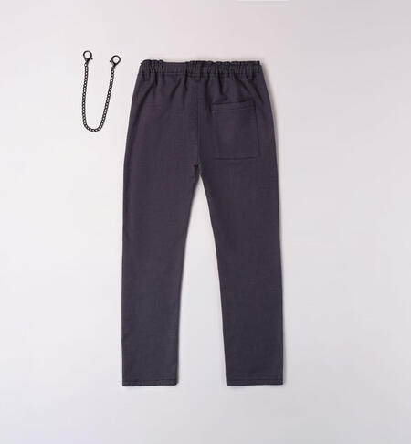 Pantalone per ragazzo con coulisse da 8 a 16 anni iDO NAVY-3885