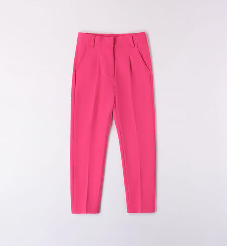 iDO elegant trousers for girls aged 8 to 16 years FUXIA-2443