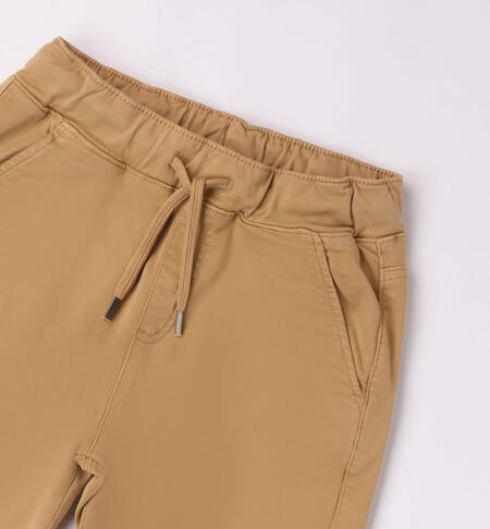 Pantalone ragazzo con coulisse da 8 a 16 anni iDO BEIGE-1562