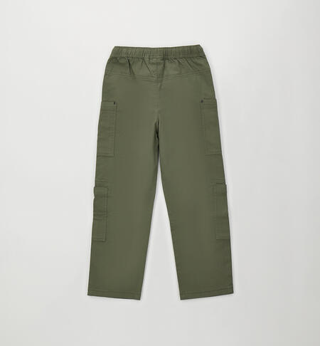 Pantalone ragazzo iDO VERDE MILITARE-5554