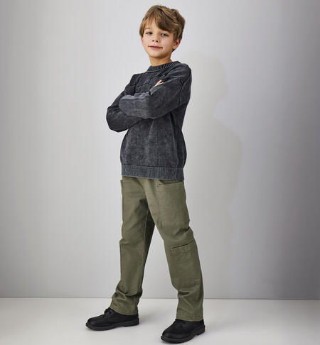 iDO boy's trousers GREEN