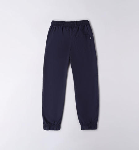 Pantalone ragazzo joggers da 8 a 16 anni iDO NAVY-3854
