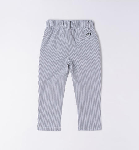Pantalone rigato bambino da 9 mesi a 8 anni iDO NAVY-3854