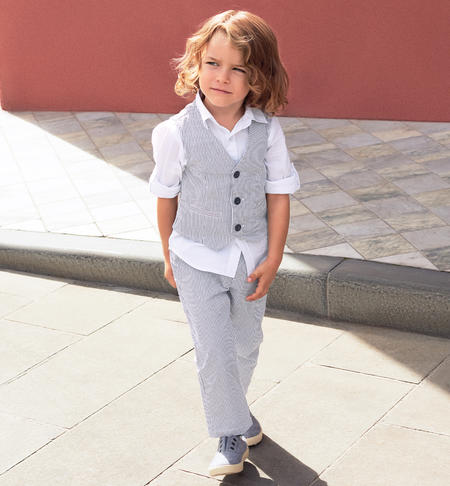 iDO striped trousers for boys from 9 months to 8 years NAVY-3854