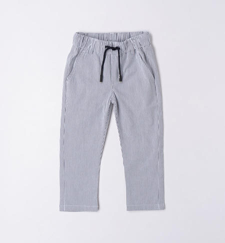 Pantalone rigato bambino da 9 mesi a 8 anni iDO NAVY-3854