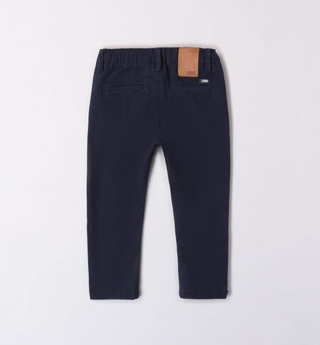 iDO slim fit trousers for boys from 9 months to 8 years NAVY-3885