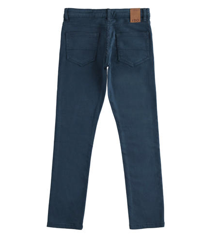 Slim fit trousers for boys  from 8 to 16 years by iDO NAVY-3885
