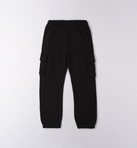 Pantalone sportivo per ragazzi NERO-0658