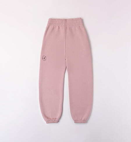 iDO sporty trousers for girls from 8 to 16 years LT. MAUVE-3014