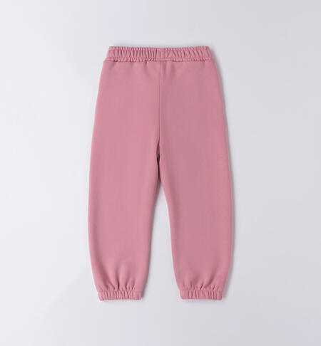 Pantalone tuta bambina ROSA ANTICO-2748