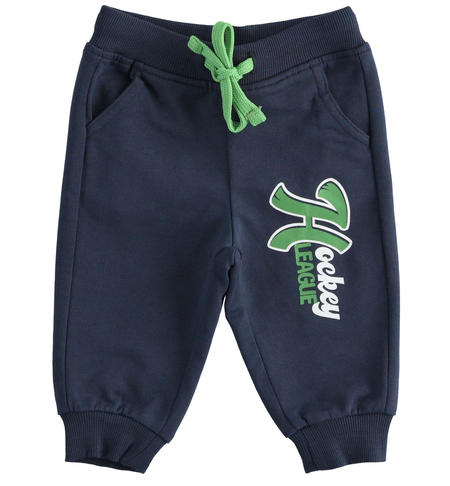 Tracksuit trousers for boy from 9 months to 8 years iDO NAVY-3885