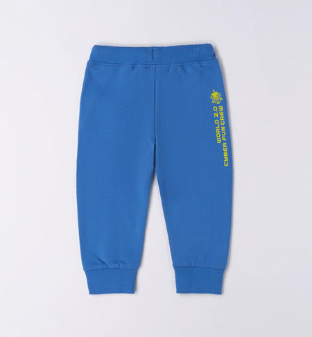 Pantalone tuta bambino colorate stampe da 9 mesi a 8 anni iDO ROYAL CHIARO-3734