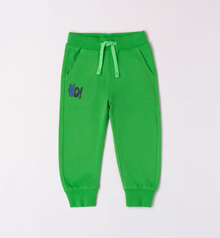 iDO tracksuit bottoms for boys from 9 months to 8 years VERDE-5135