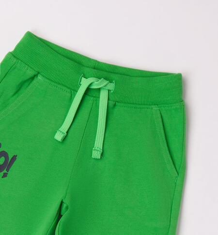 iDO tracksuit bottoms for boys from 9 months to 8 years VERDE-5135