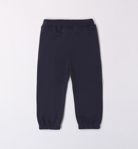 iDO skate print tracksuit bottoms for boys aged 9 months to 8 years NAVY-3885