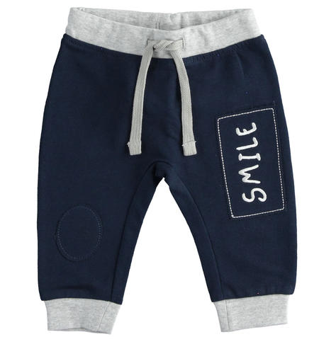 Boy tracksuit trousers from 1 to 24 months iDO NAVY-3885