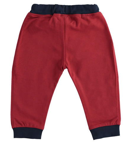 Boy tracksuit trousers from 1 to 24 months iDO ROSSO-2536
