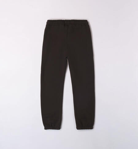 iDO tracksuit trousers with print for boys aged 8 to 16 years NERO-0658