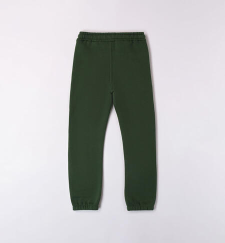 iDO tracksuit trousers with print for boys aged 8 to 16 years VERDE-4727