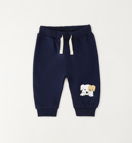 Pantalone tuta neonato BLU