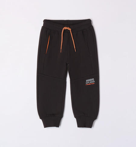 iDO black tracksuit bottoms for boys aged 9 months to 8 years NERO-0658