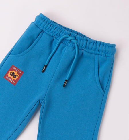 iDO tracksuit bottoms for boys from 9 months to 8 years TURCHESE-4027