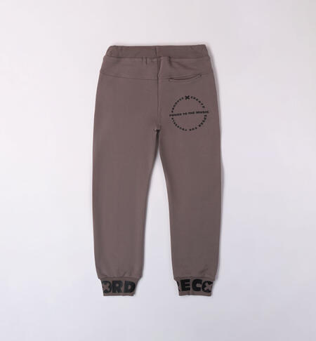 iDO tracksuit bottoms for boys from 8 to 16 years GRIGIO SCURO-0564