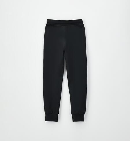 Pantalone tuta per ragazzo NERO-0658