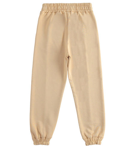 Pantalone tuta ragazza - da 8 a 16 anni iDO BEIGE-0951