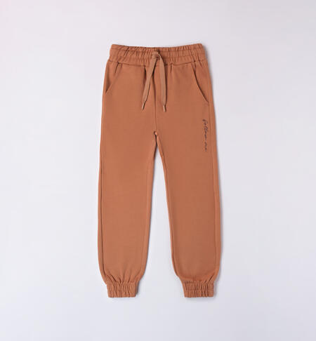 Pantalone tuta ragazza con stampa da 8 a 16 anni iDO MOCHA MOUSSE-1121