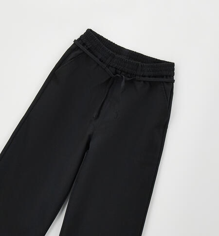 Girl's tracksuit trousers NERO-0658