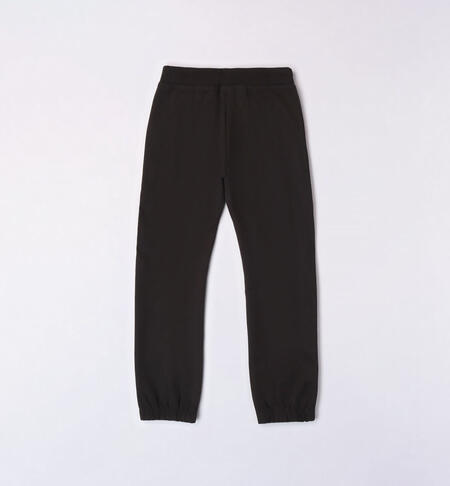 iDO drawstring tracksuit bottoms for boys from 8 to 16 years NERO-0658