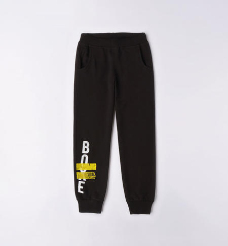 iDO tracksuit trousers for boys from 8 to 16 years NERO-0658