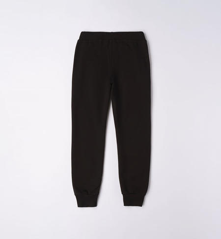 Pantalone tuta ragazzo da 8 a 16 anni iDO NERO-0658