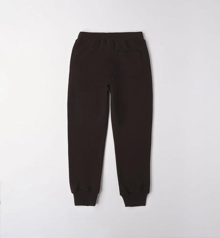 Pantalone tuta ragazzo "explore" da 8 a 16 anni iDO NERO-0658