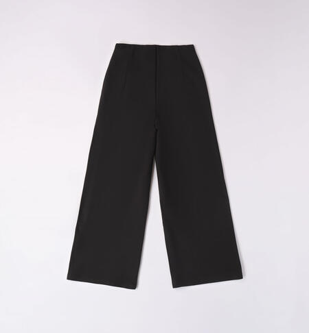 iDO high-waisted trousers for girls from 8 to 16 years NERO-0658
