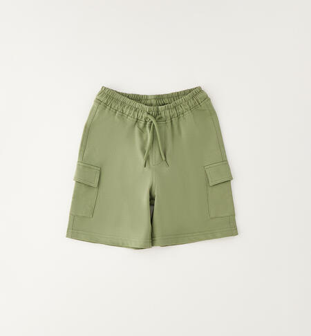 100% cotton trousers for boys GREEN